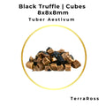 Black Truffle Cubes 8x8x8mm in Brine Terra Ross