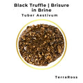 Black truffle brisure in brine, premium truffle brisure for gourmet dishes