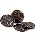 Fresh black truffle Tuber Melanosporum with marbled interior for gourmet dishes